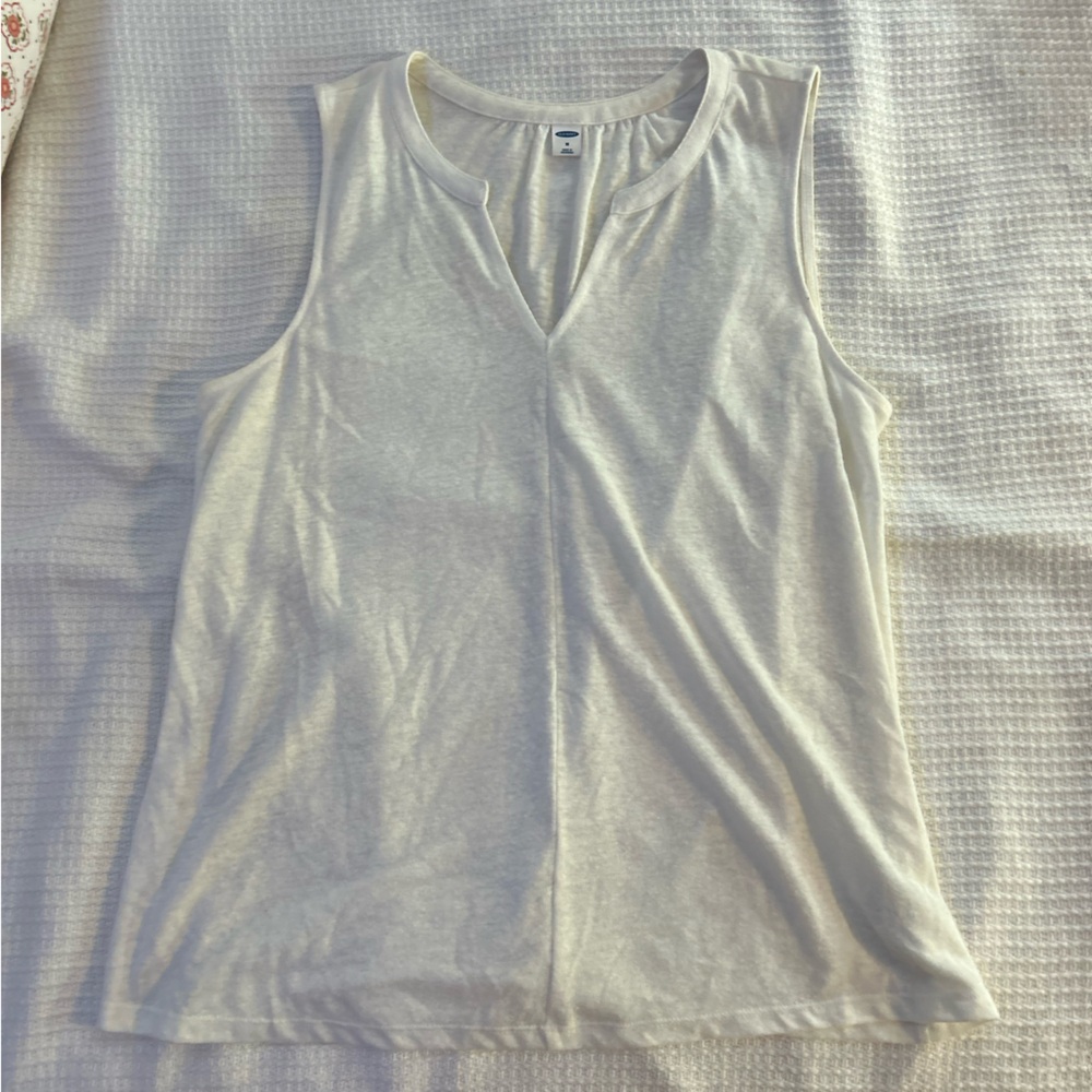 White tank top